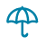 An umbrella icon