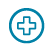 A medical plus sign icon